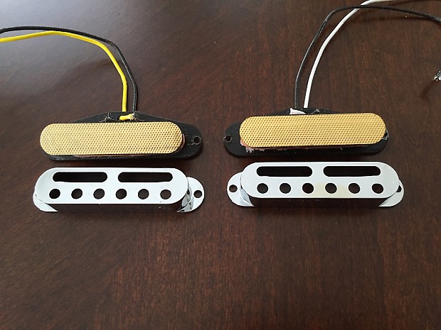 Gold foil shop strat pickups
