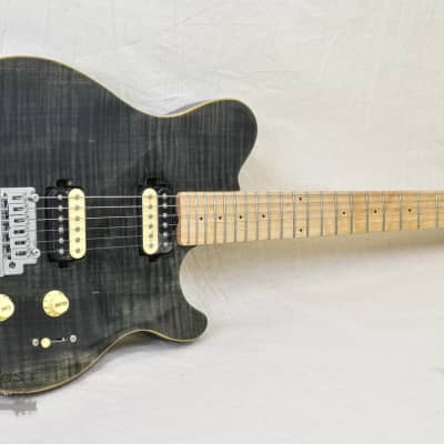 Sterling by Music-Man Axis Maple Top - Transparent Black image 3