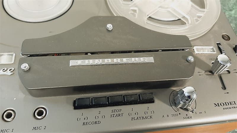 TANDBERG model 64 reel-to-reel tape player recorder Norwegian vintage 4  track