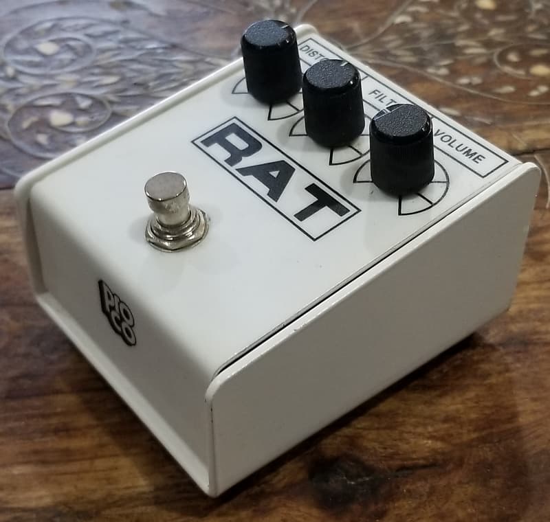 ラウンド ProCo RAT 2 Pedals 2 WHITE RAT in IKEBE RAT 2 40th WHITE