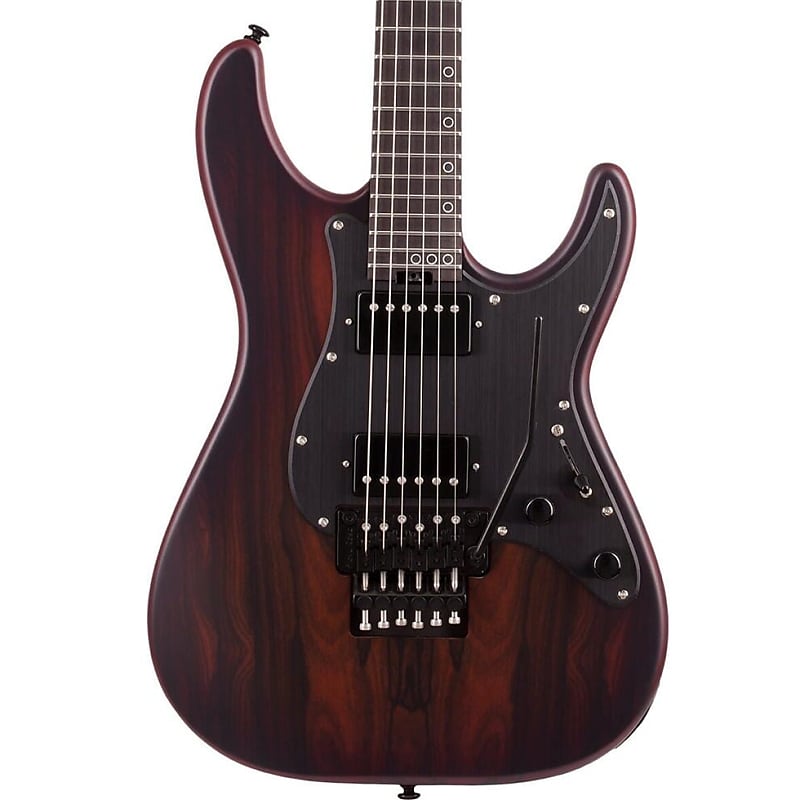 Schecter SVS Exotic Electric Guitar, Ziricote image 1