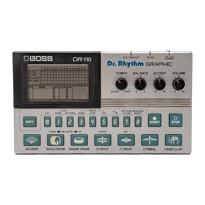 Boss DR-110 Dr. Rhythm Graphic Drum Machine