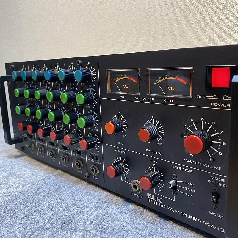 1981 Elk PAA-101S with send/return, lots of RCA ins/outs | Reverb