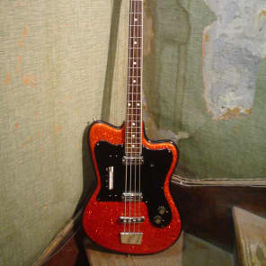 1960s Crucianelli Tonemaster Italian Red Sparkle Bass image 1