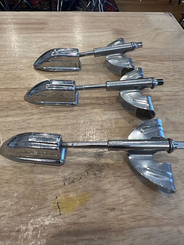 Ludwig 3 lugs with tension rods and bass drum claws 60s70s Reverb