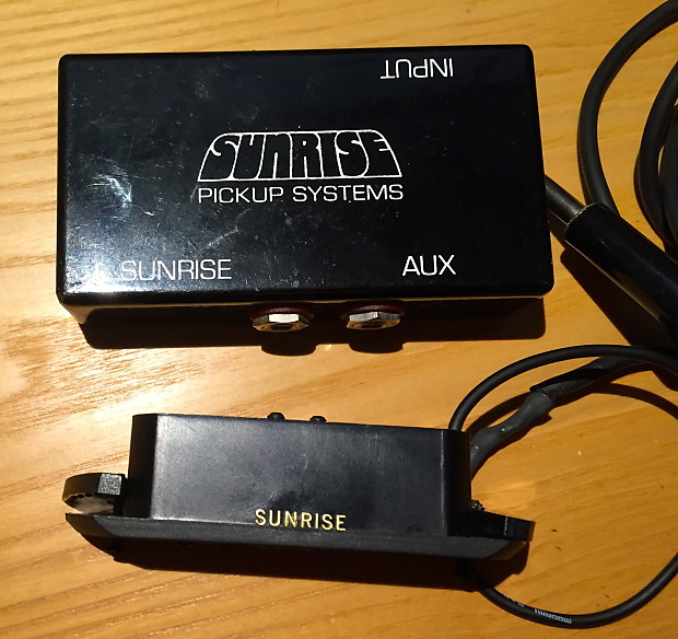 Sunrise Pickup/Preamp Pickup S-2 & -SB-1 pre 1991? Black image 1