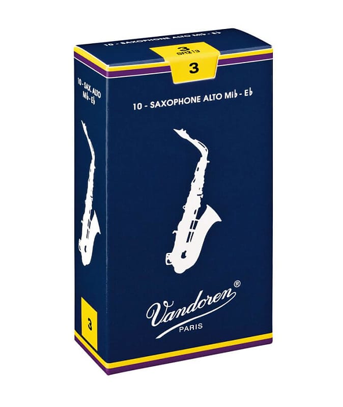 Vandoren Alto Saxophone Reeds | Box of 10 | 2.5 image 1