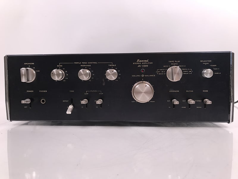 Vintage Sansui AU-5500 Stereo Amplifier | Reverb Czechia