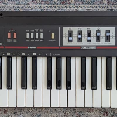 Casio CT-320 Casiotone 49-Key Vintage Synthesizer 1980s - Black