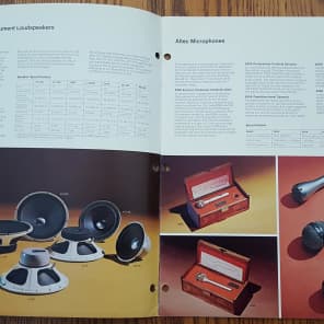 Altec 1973 Vintage Catalog & Price List Original, not copies image 2