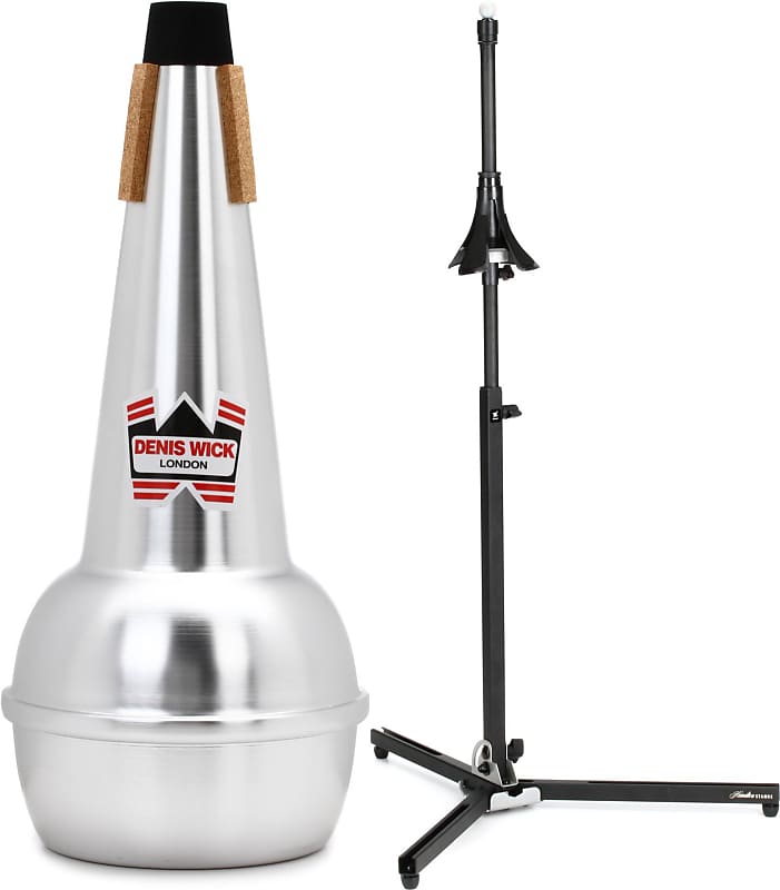 Denis Wick DW5509 Bass Trombone Straight Mute Aluminum Reverb