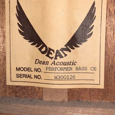 Dean Performer CE  Acoustic Electric Bass image 17
