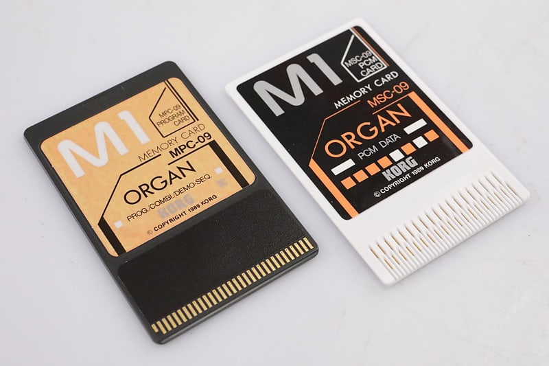 Korg MSC-9S / MSC-09 Organ PCM Data Cards for Korg M1 #44172