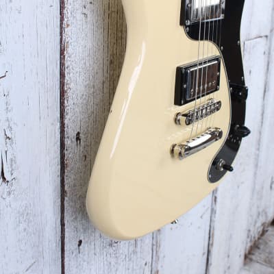 Epiphone Wilshire Phant-o-matic Solid Body Electric Guitar Antique Ivory image 8