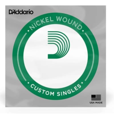 D'Addario NW028 Nickel Wound Single String - .028 Gauge image 1