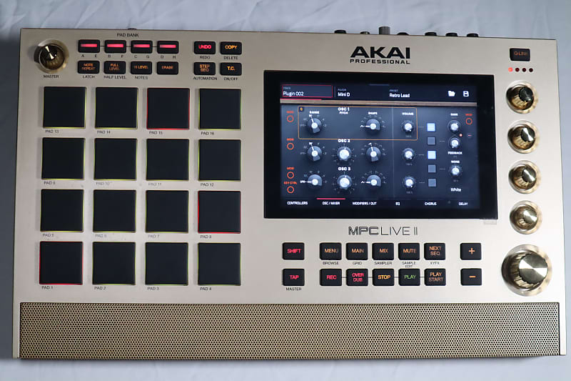 AKAI MPC LIVE Ⅱ GOLD EDITION GOLD MPC LIVE 2 UNBOXING- MPC LIVE 1 VS MPC LIVE 2