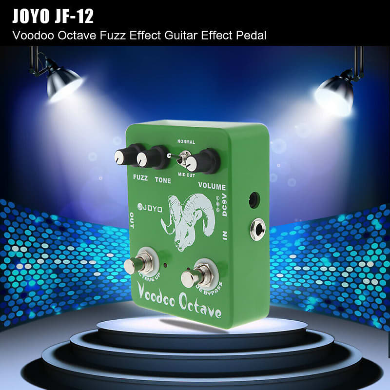 JOYO JF-12 Voodoo Octave Electric Guitar Effect Pedal Fuzz | Reverb