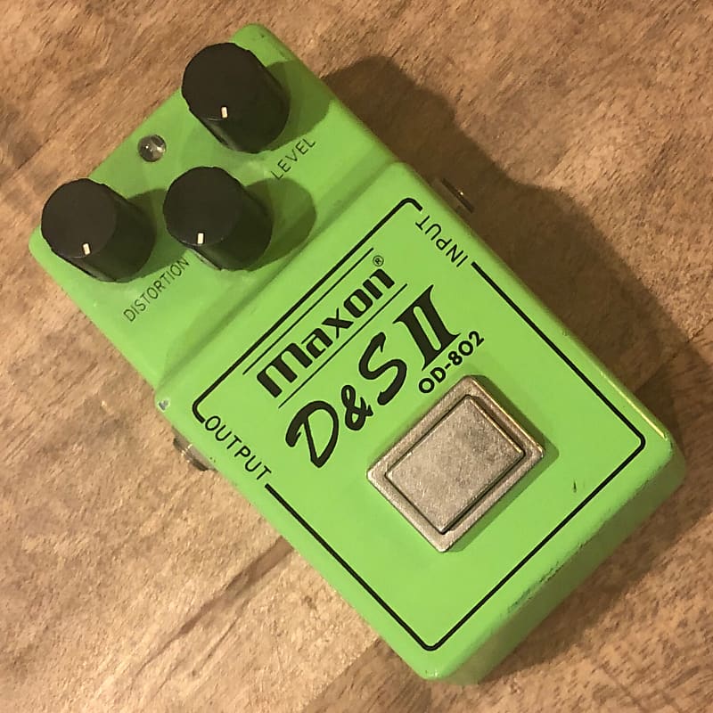 Maxon Du0026S II OD-802 Pedal 80s JRC4558D Chip