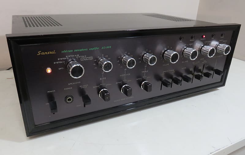 SANSUI AU-999 INTEGRATED AMPLIFIER WORKS PERFECT SERVICED FULLY RECAPPED image 1