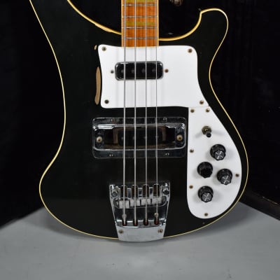 1982 Rickenbacker 4003 Jetglo Finish Electric Bass Guitar w/OHSC image 2