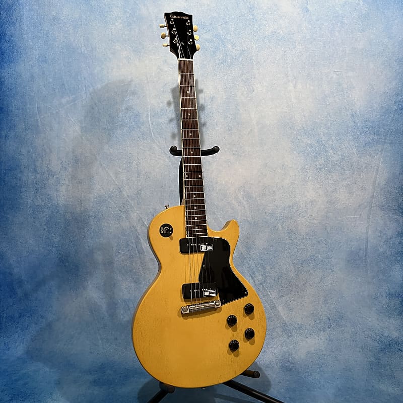 ギター Edwards Les Paul Special / TV Yellow Edwards E-LS-115LT Les Paul Special - ESP Japan - TV Yellow