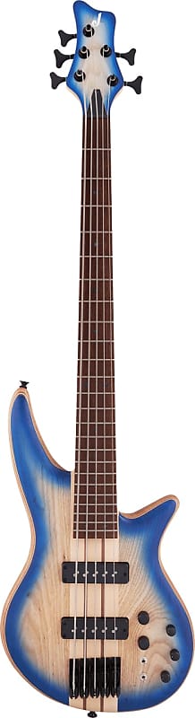 JACKSON Pro Series Spectra Bass SBA V, Caramelized Jatoba Fingerboard, Blue Burst image 1