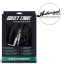 Bullet Cable BC-30CCSA 30' Foot Coil Instrument Guitar Right Angle Cable - Black