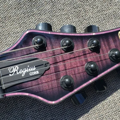 Mayones 27" Regius Core 6 Dirty Purple 3A Wenge Neck TEWJuggernaut Hannes image 15