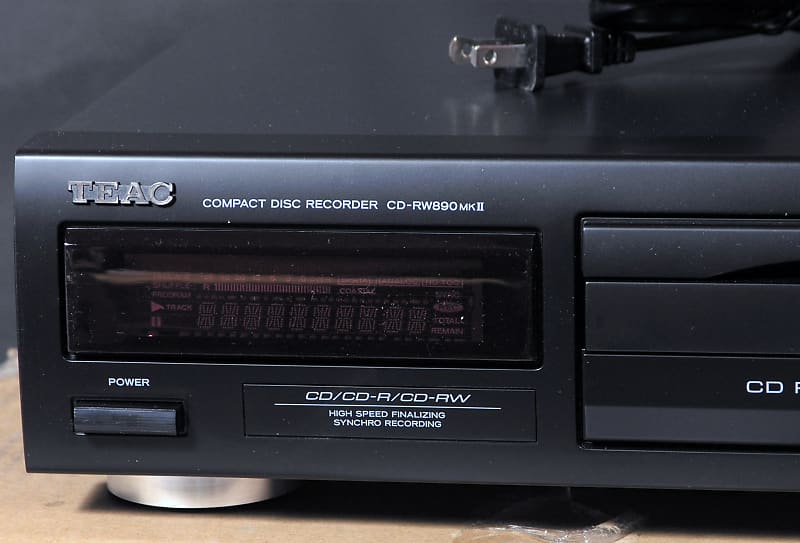 TEAC - CD-RW890MK2 - CD Recorder With Remote - 2020 Black | Reverb