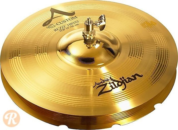 Zildjian 14" A Custom Rezo Hi-Hat Cymbal (Top) image 1