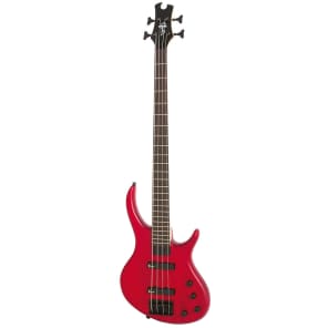 Tobias Toby Deluxe-IV Active 4-String Bass Trans Red