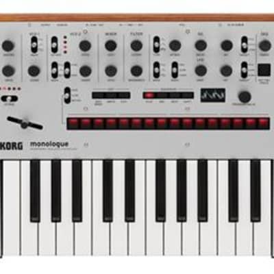 Korg monologue 25-Key Monophonic Analog Synthesizer (Silver) image 1