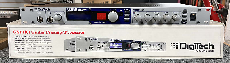 DigiTech GSP1101 Guitar Modeling Preamp - 2010s - Silver