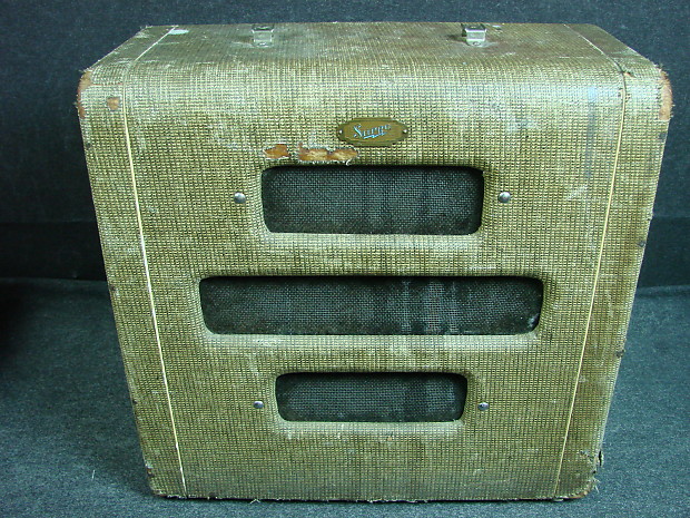 Vintage Early 50's Supro Valco Supreme 1x10" All Tube Guitar Combo Amplifier Two 6V6 Power Tubes image 1