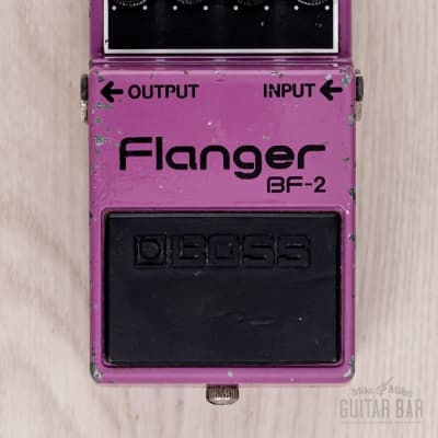 1985 Boss BF-2 Flanger Electric Guitar Effect Pedal Green