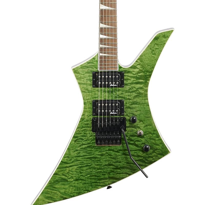 Jackson X Series Kelly KEXQ Electric Guitar, Transparent Green, Laurel Fingerboard image 1