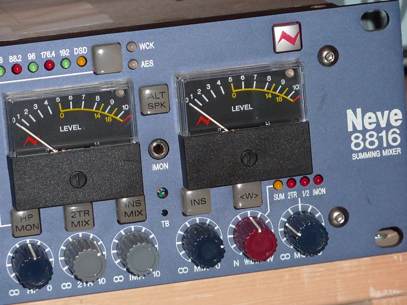 AMS Neve 8816 16-Channel Summing Mixer 2010s - Blue image 1