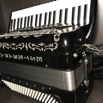 Accordion Brandoni 120 Bass 4+5 Piccolo 11 Register Professional 2000s Black Italy image 5