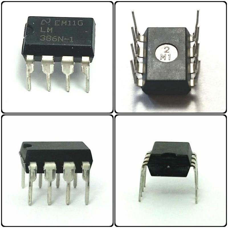 LM386 Low Voltage Audio Power Amplifier | DIP-8 Entegre, HTC - Robot Sepeti