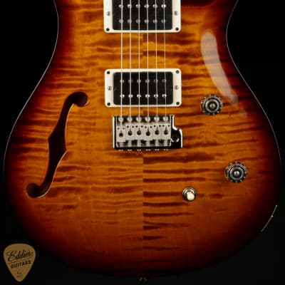 PRS CE 24 Semi-Hollow - Black Amber 2023 image 2