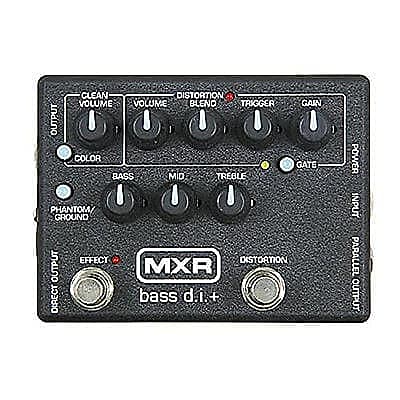 MXR M80 BASS DIRECT BOX WITH DISTORTION DI PEDAL D.I. + plus image 1