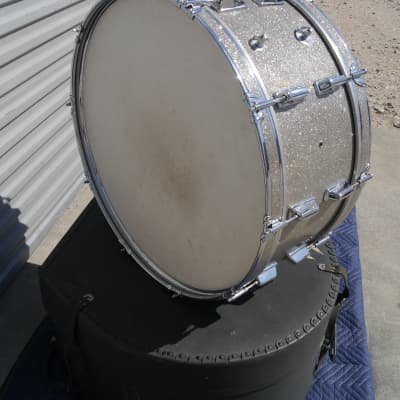 Vintage 1970's 80's CB-700 CB700 Scotch Marching Bass Drum 26x10" Broken Glass Wrap - CAN SHIP! image 6