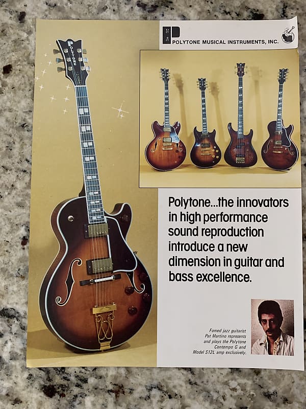 Polytone Guitar Brochure  70’s-80’s image 1