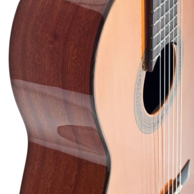 Spanish Classical Guitar VALDEZ MODEL E -  left hand - solid cedar top image 3