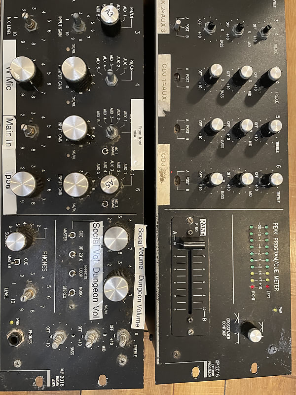 Rane XP 2016 External Processor Reverb