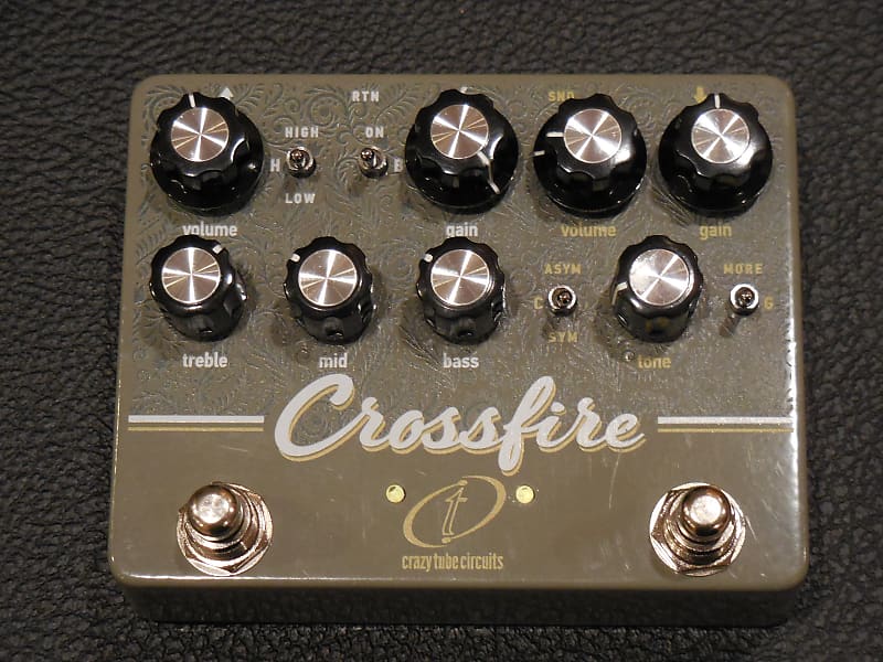 Crazy Tube Circuits Crossfire overdrive w/box | Reverb Crazy Tube Circuits Crossfire overdrive w/box | Reverb