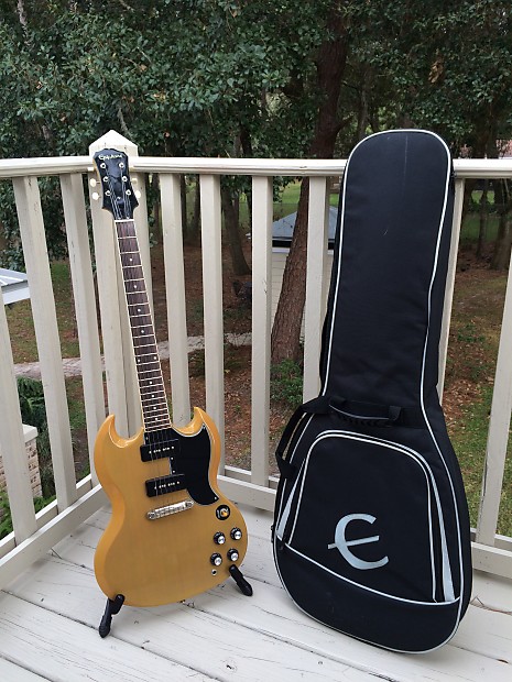 Epiphone 1961 Custom Shop SG Special 2011 TV Yellow P-90 P90
