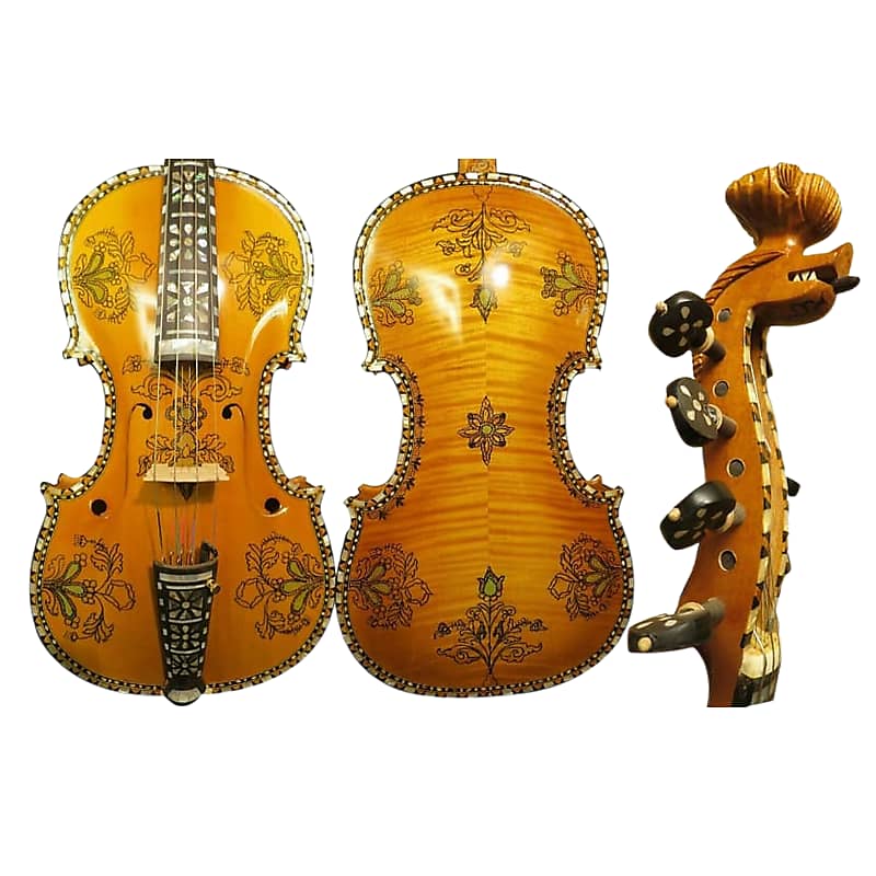 Hand made Norwegian fiddle 16
