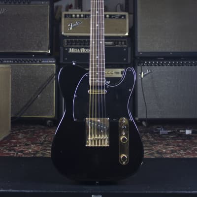 Vintage Rare Japan MIJ Fender Telecaster TLG-80 1988 Black image 2