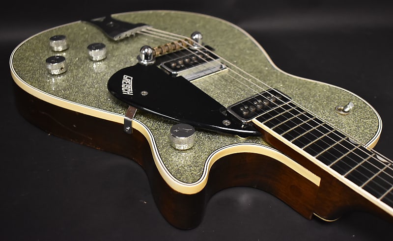 1958 Gretsch 6129 Silver Jet Silver Sparkle w/OHSC image 9